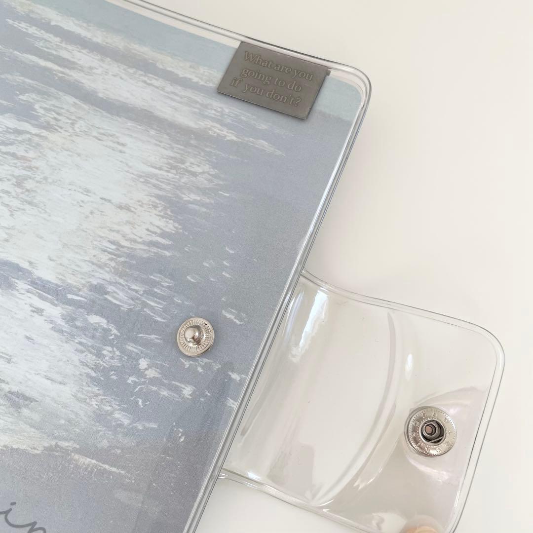 生産中止品　韓国　貯金　バインダー　カバー　A5 pvc 海