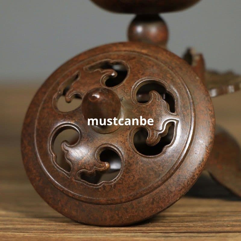 銅器 聴琴炉 宮灯香炉 香具 室内檀香炉 工芸品 置物