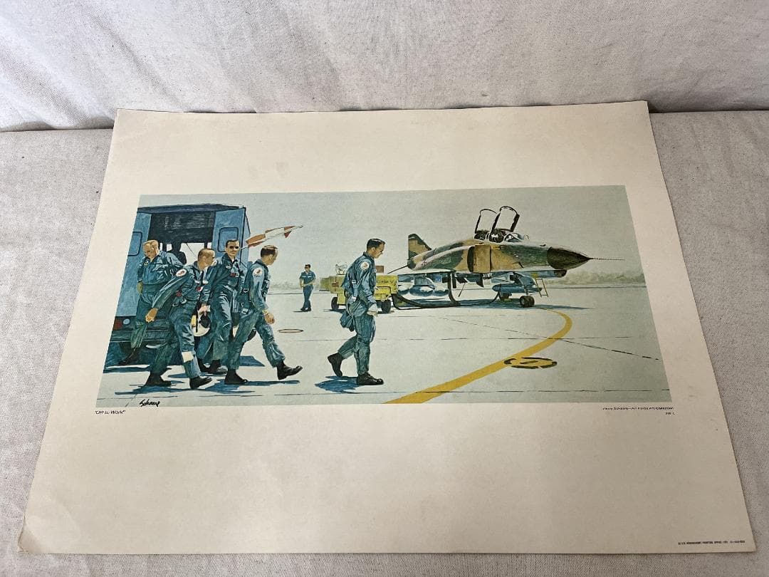 現状！【USAF】 アメリカ空軍イラストなど３点