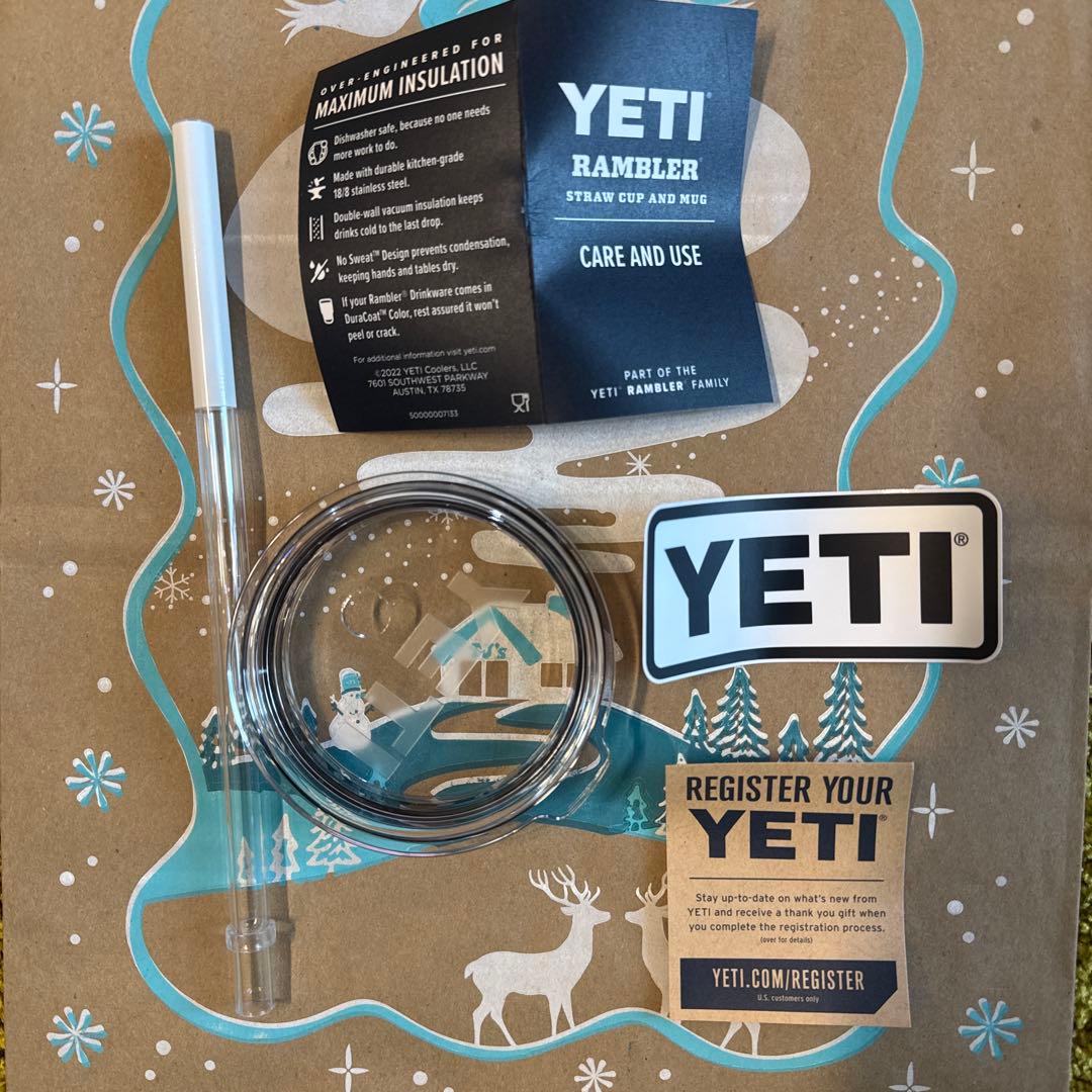 YETI Rambler 35 oz Mug ストロー付き