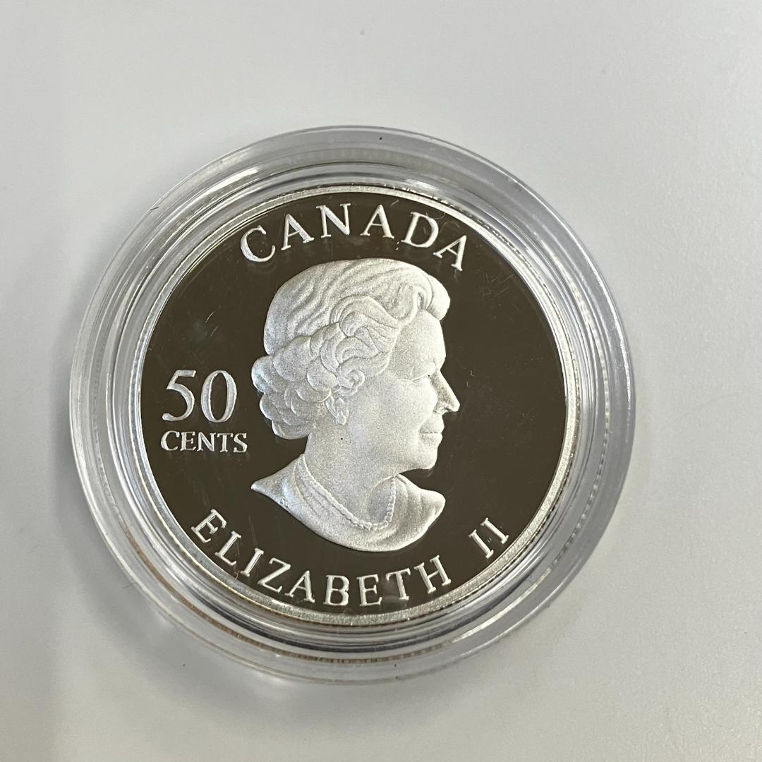 カナダ王立造幣局発行「バタフライコレクション」オオカバマダラ 2005年