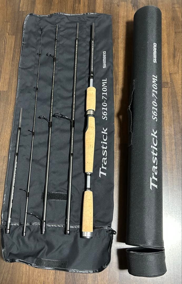 ラ*イ様 【極美品】シマノ トラスティック S610-710ML パックロッド