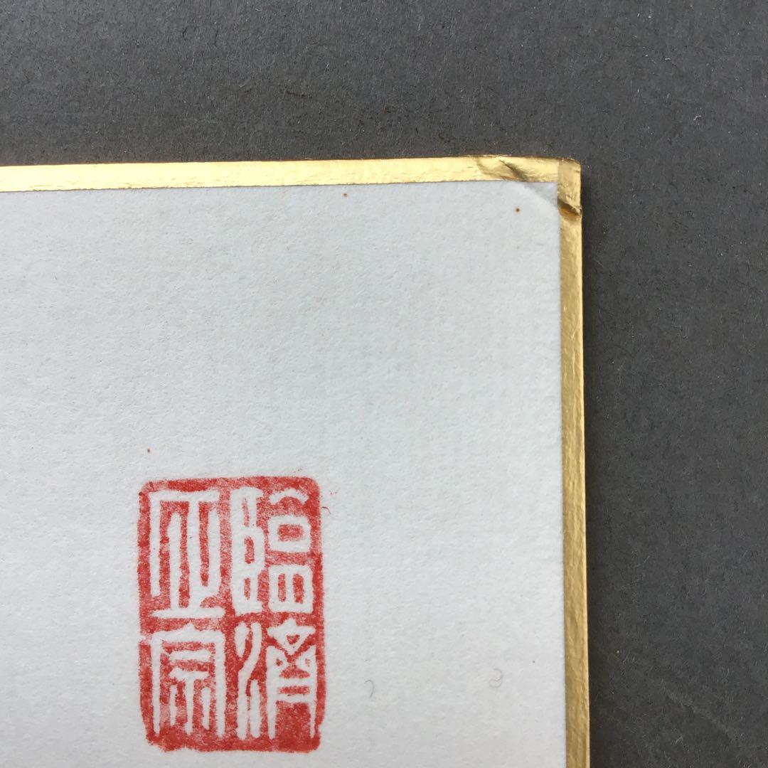 色紙　臨済宗相国寺　記念　松國大龍　畳紙　配送用袋　S1030SSD