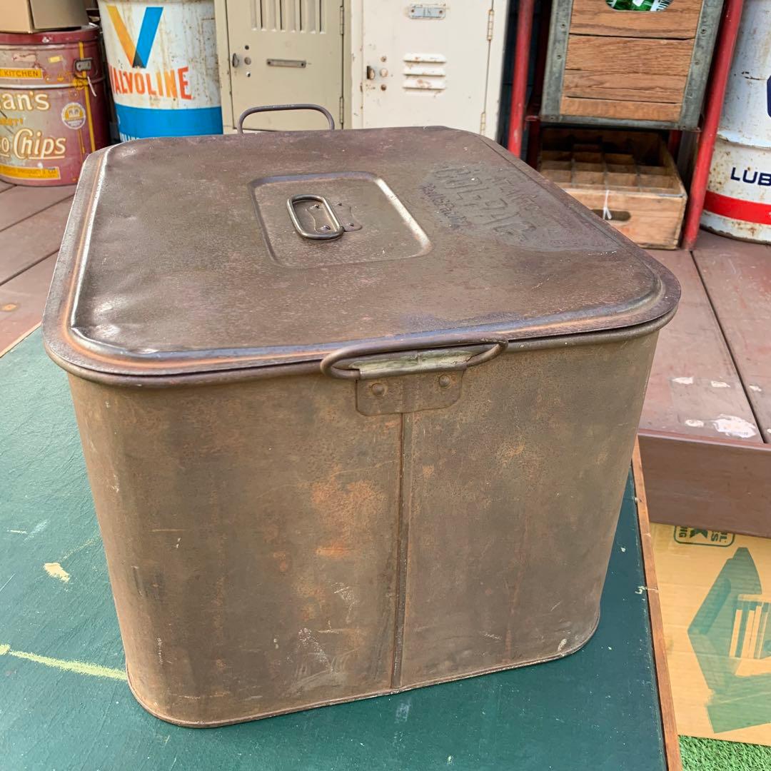 送料込！USA アンティークCOL-PAC メタルケース ボトルキャリア2点付