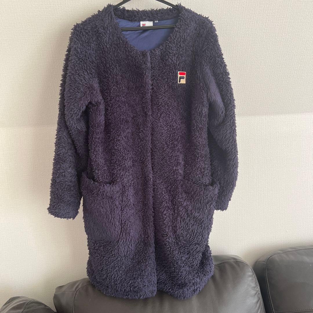 FILA ボアコート サイズM ネイビー