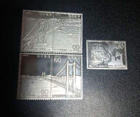 純銀レリーフ　極美品　3枚セット　日本製　限定品