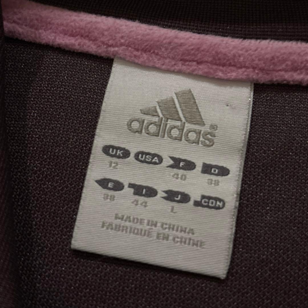 極美品　アディダス　ベロア　セットアップ　トラックジャケット　L レディース