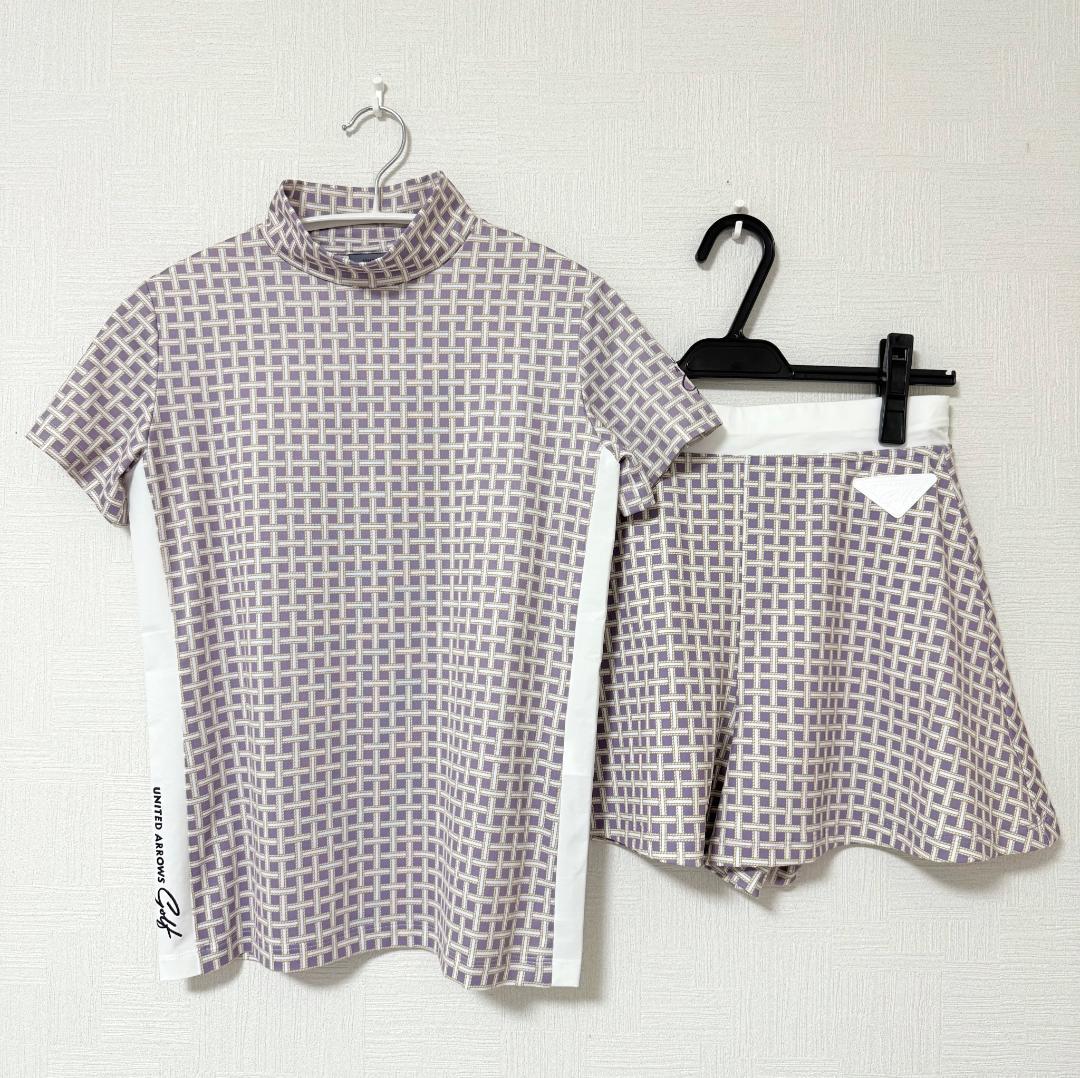 極美品 ユナイテッドアローズゴルフ ジオメトリック セットアップ