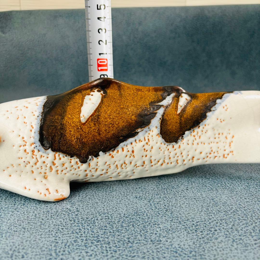 美濃焼　鯉　水野守山　置物　大小セット