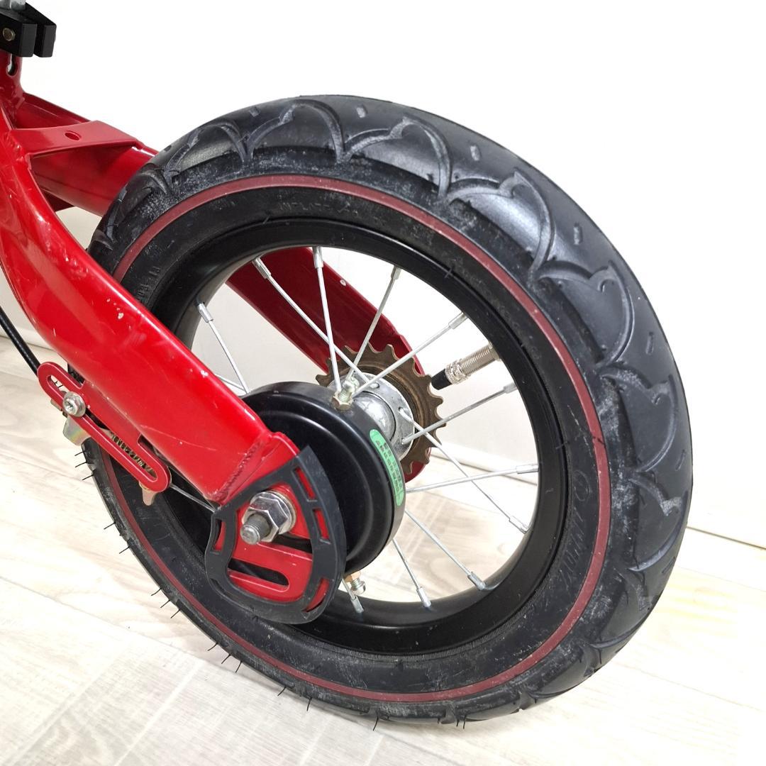 美品★へんしんバイク★12インチ★バランスバイク★未使用パーツ付★バルブ新品交換