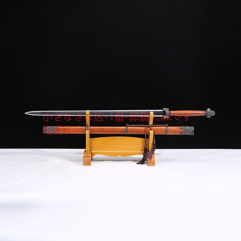 古貨剣純銅金百錬模様鋼  古兵器 武具 刀装具 日本刀 模造刀 居合刀