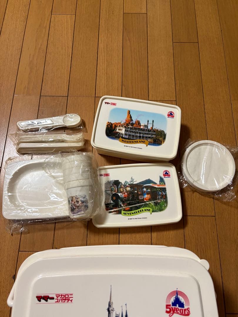 超希少！東京ディズニーランド 1988年「5周年」記念 ピクニックランチセット