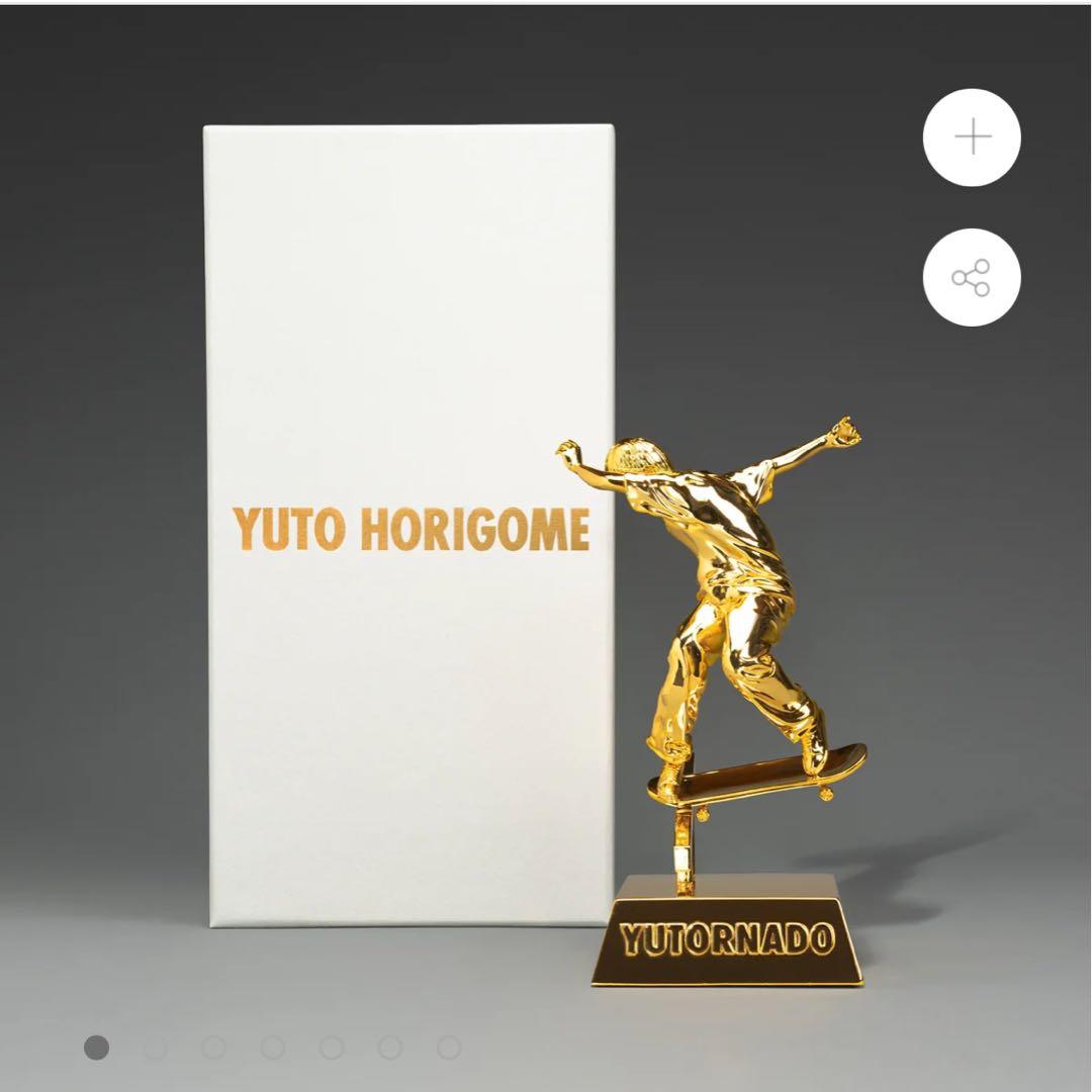 堀米雄斗金オブジェ　直筆サイン付き　世界500体限定