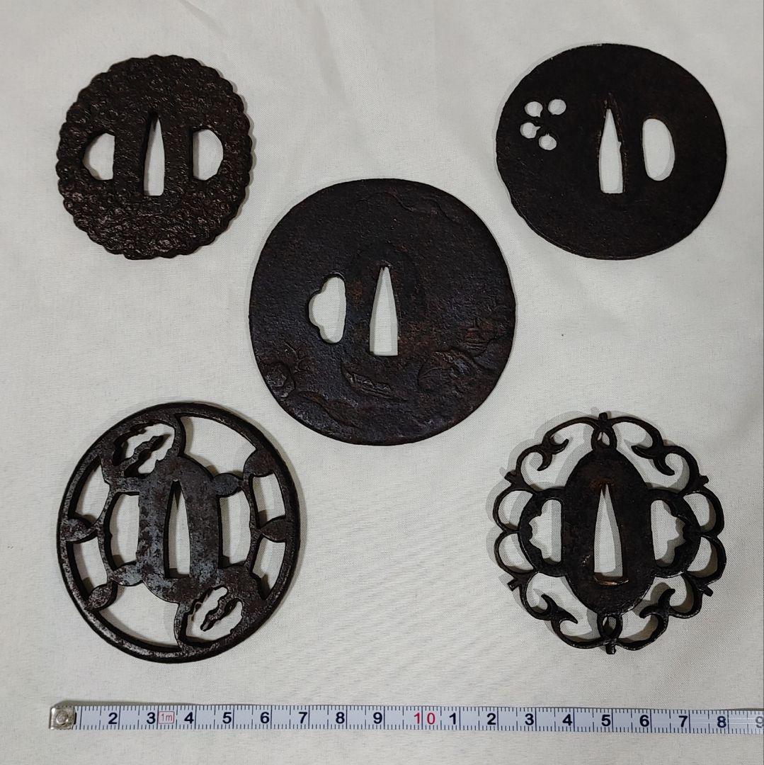 刀の鍔五種類セット