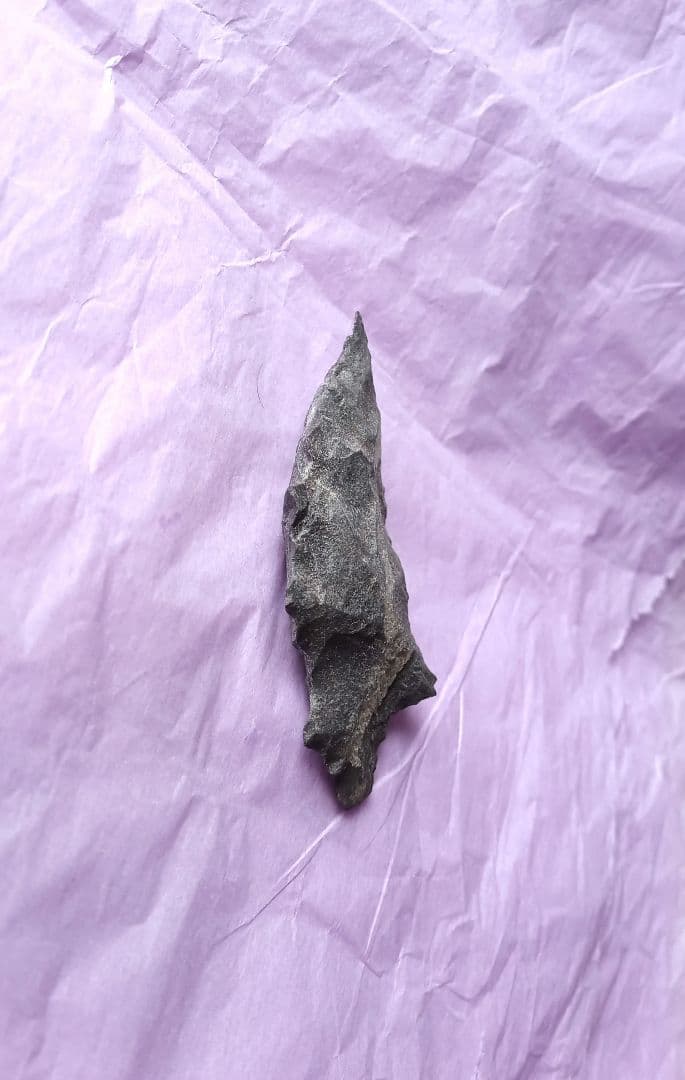 スクレイパー 石器 サヌカイト 模写