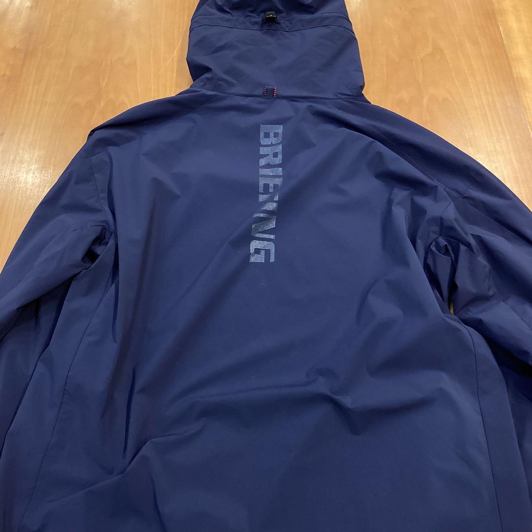 新品　BRIEFING　正規品　MS WIND HOODIE ネイビーL