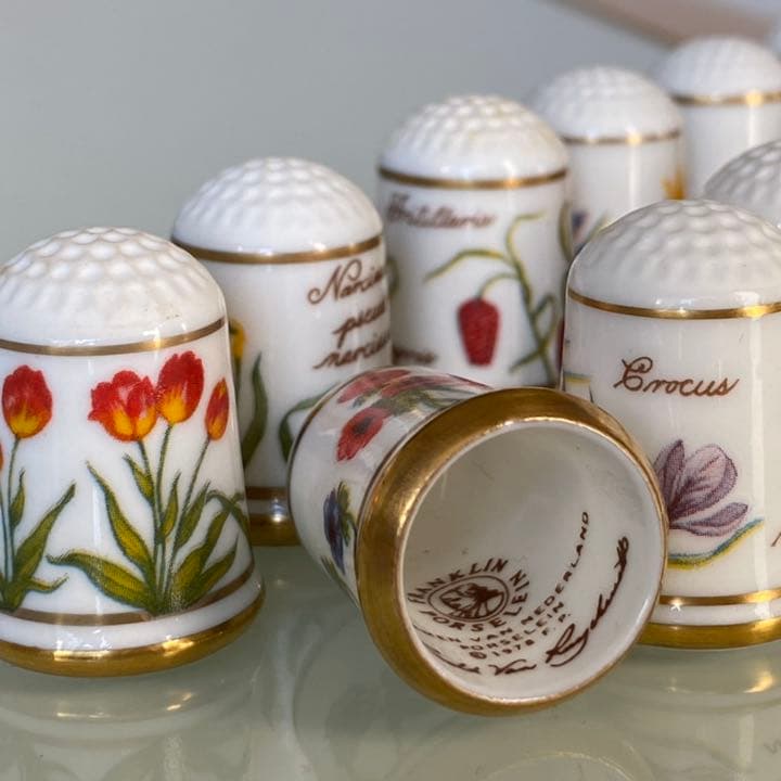 希少品！フランクリン1978年発行 シンブル 指貫き 12種セット