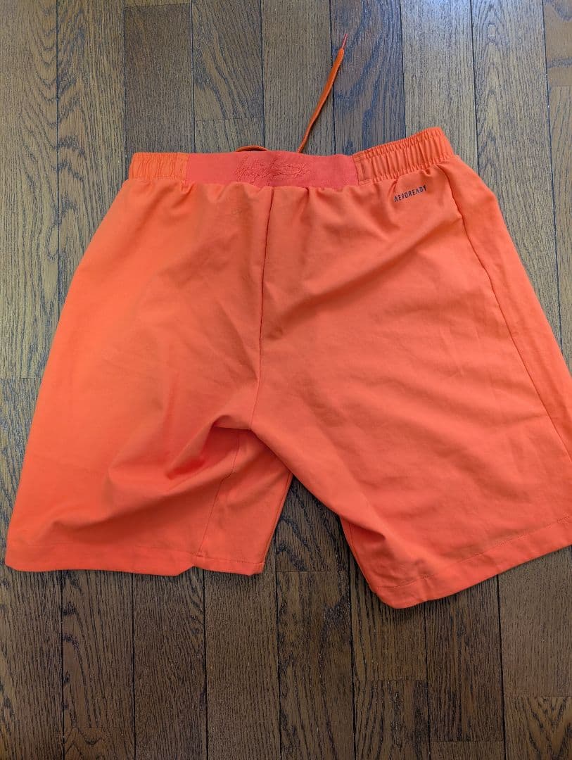 希少！　Y-3 レアル・マドリード ハーフパンツ オレンジ　 Mサイズ