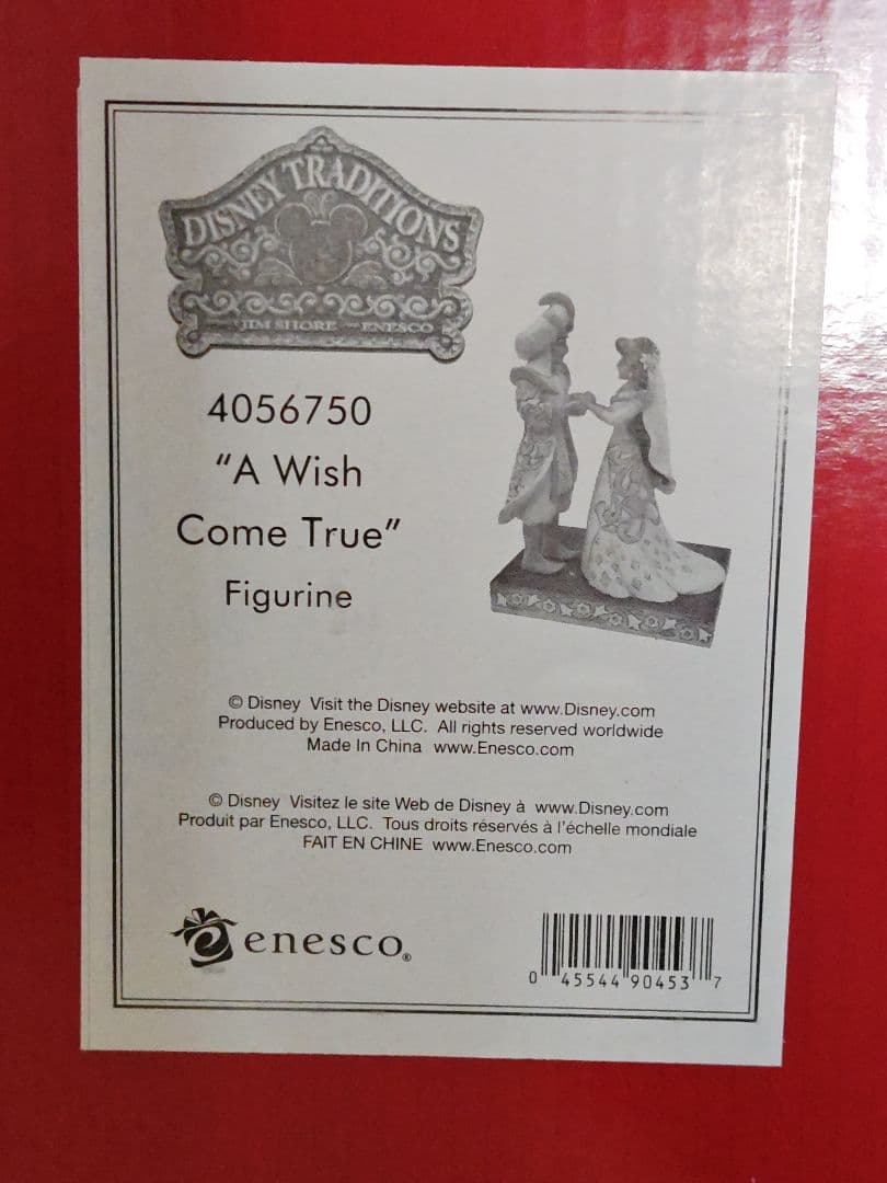 【新品未使用】エネスコ ジャスミン＆ アラジン ロイヤルウェディング フィギュア