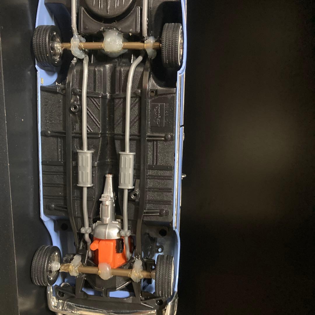 1957年シボレーベルエア　コンバーチブル　ローライダー　カスタム　1/18