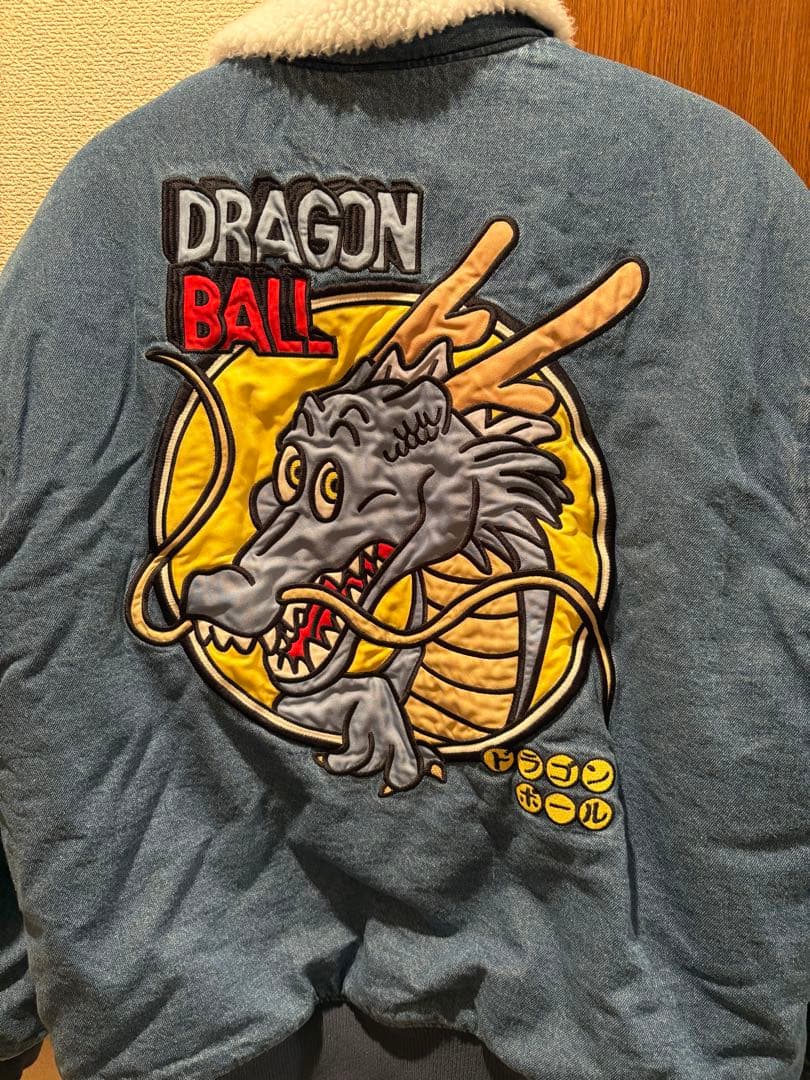 ドラゴンボールコラボ BREEZE デニムボアジャケット Lサイズ ブリーズ
