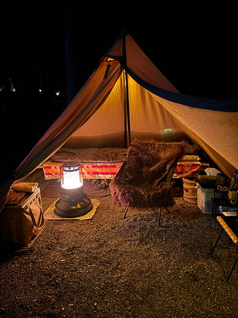 テンマクデザイン PANDA TC+ パンダ 中古 スチールポール・ガイロープ付