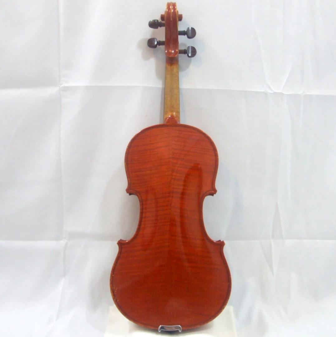 シャコンヌ サラバンド バイオリン 虎杢 1/2 弓 ケース メンテ済み