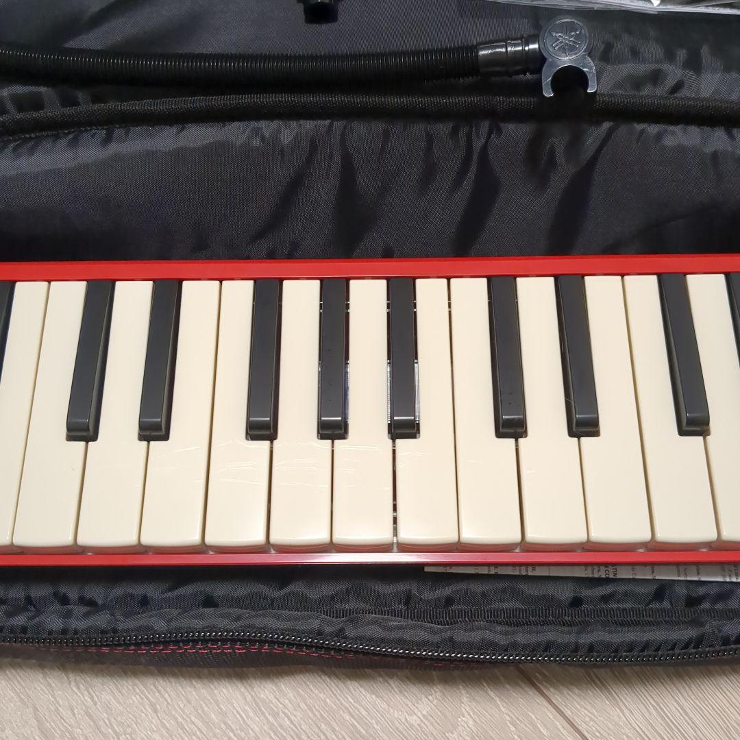 生産完了品　希少 美品【YAMAHA ピアニカ P-37E レッド】
