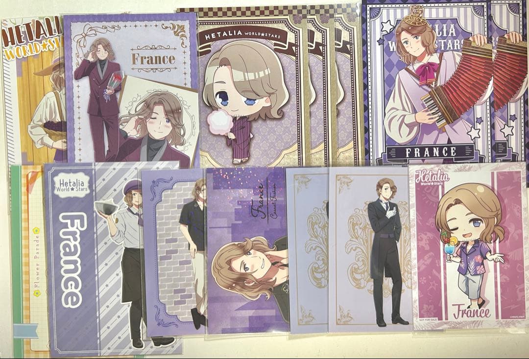 ヘタリア　フランス　まとめ売り　ヘタミュ　アニカフェ　ドレセレ