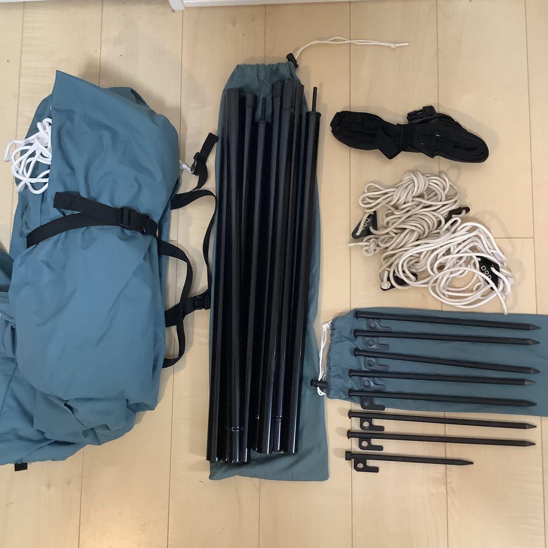 DOD ITSUKA のタープTC ブルーグレー