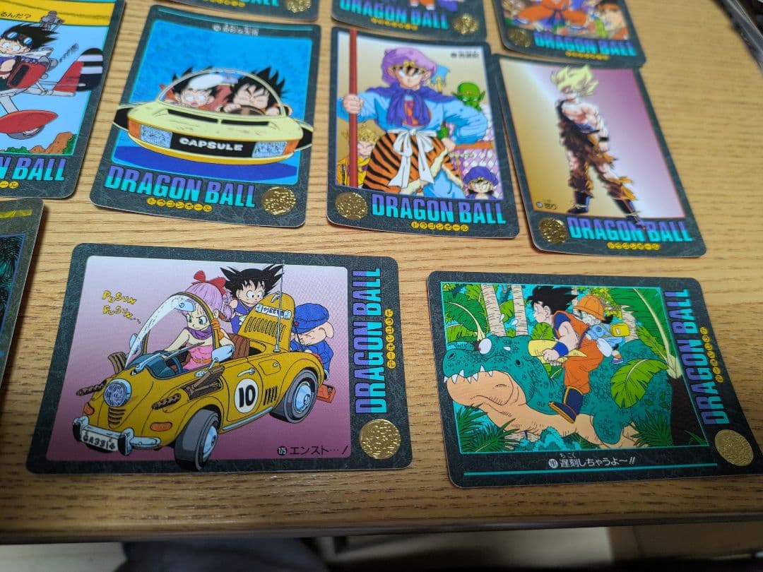 当時物ドラゴンボール ビジュアルアドベンチャーカード19種セット（キラ1枚有り）