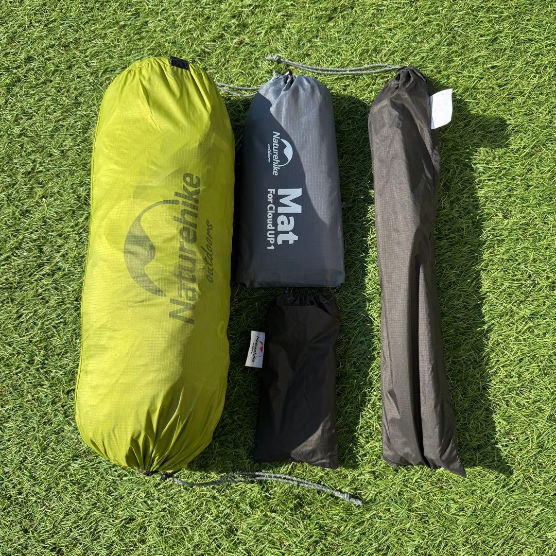 ネイチャーハイク クラウドアップ1 山岳テント グリーン