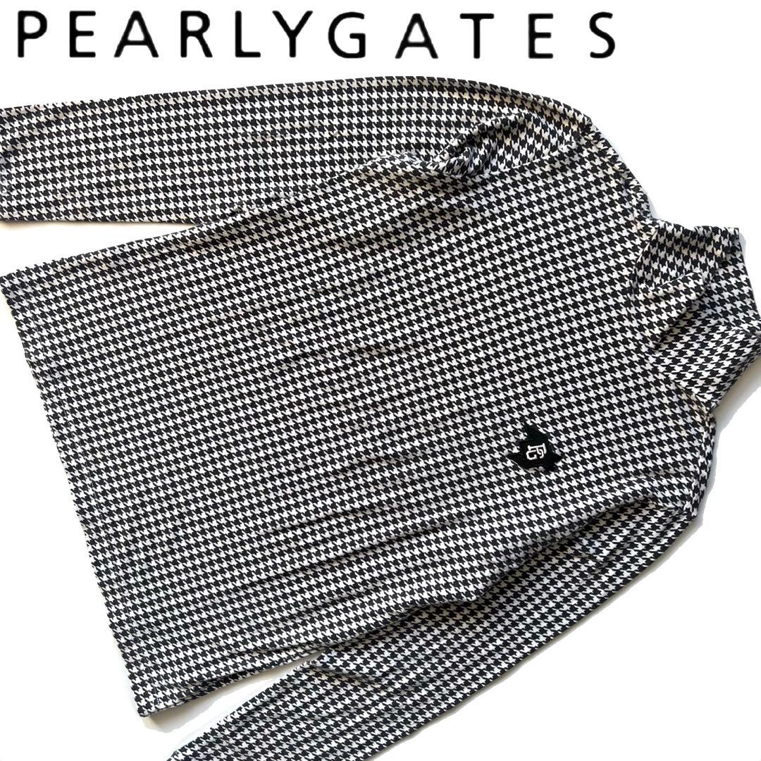 Pearly gates パーリーゲイツ　千鳥　モックネック　長袖シャツ　L 2