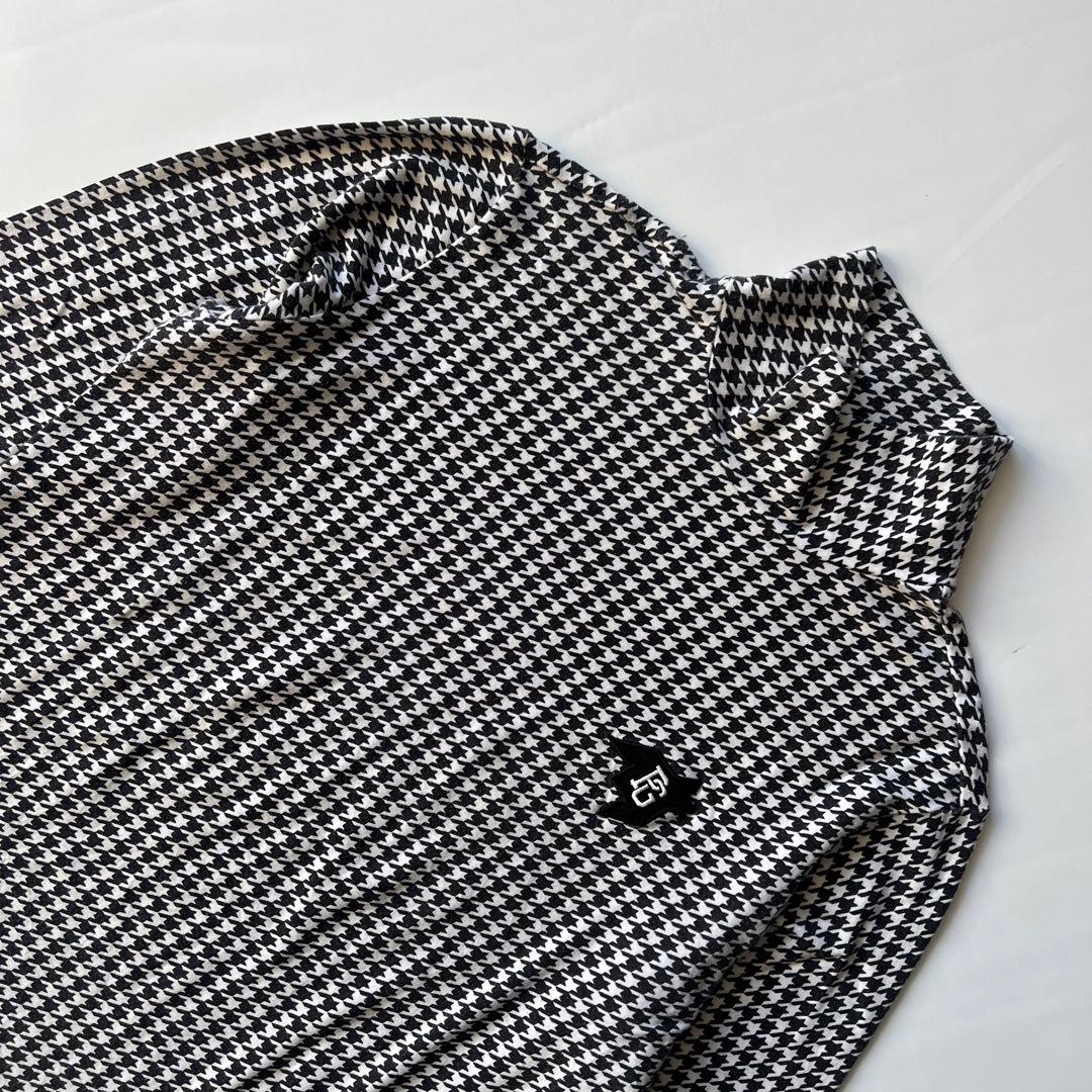 Pearly gates パーリーゲイツ　千鳥　モックネック　長袖シャツ　L 2