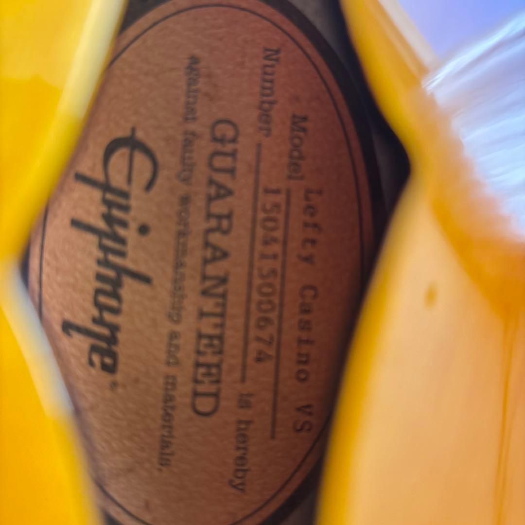 マクソンEpiphone セミアコースティックギター 2015年モデル