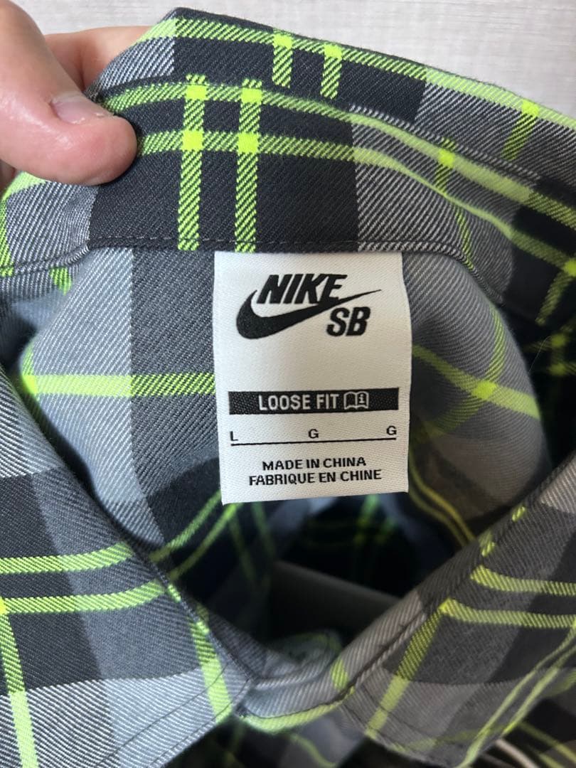 NIKE SBxEric Koston チェックシャツ Lサイズ新品未使用