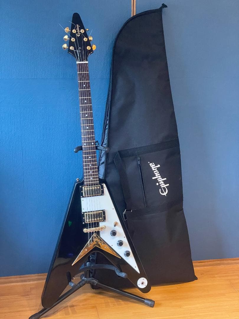 Epiphone フライングV ギターケース付き