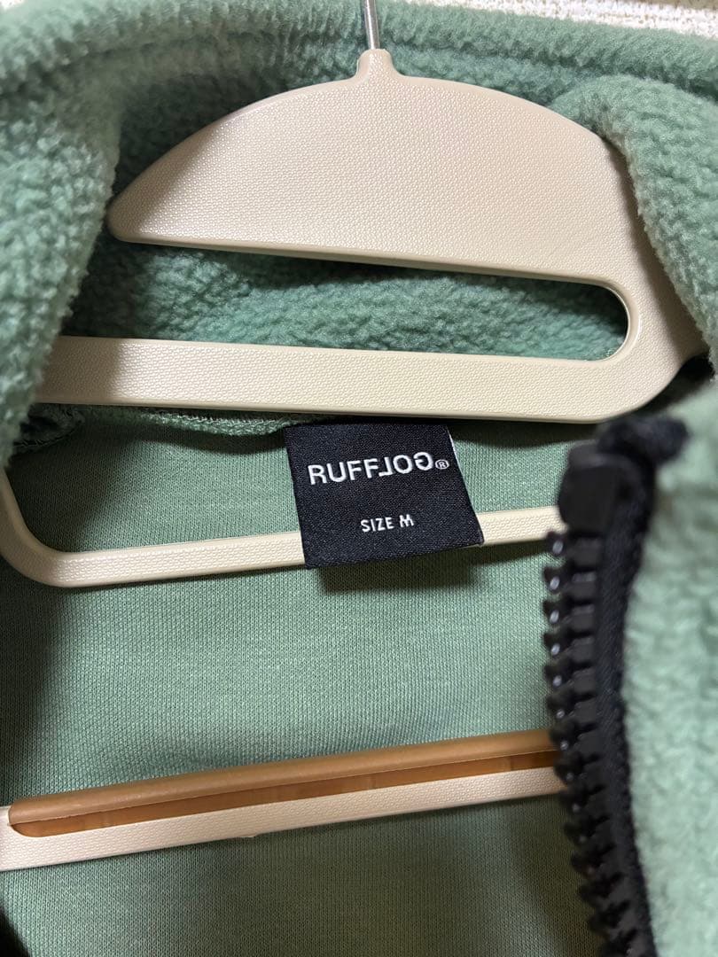 RUFFLOG ラフロッグ　フリースブルゾン M ミントグリーン