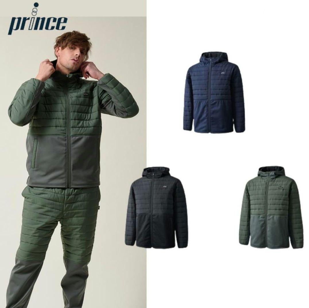 時間限定　新品 テニス LL Prince カーキ ハイブリッドジャケット 中綿