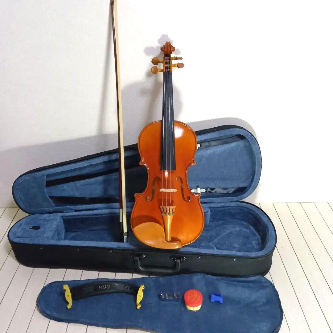 【極美品】虎杢　SUZUKI　NS30 1887 4/4 バイオリン　付属品多数