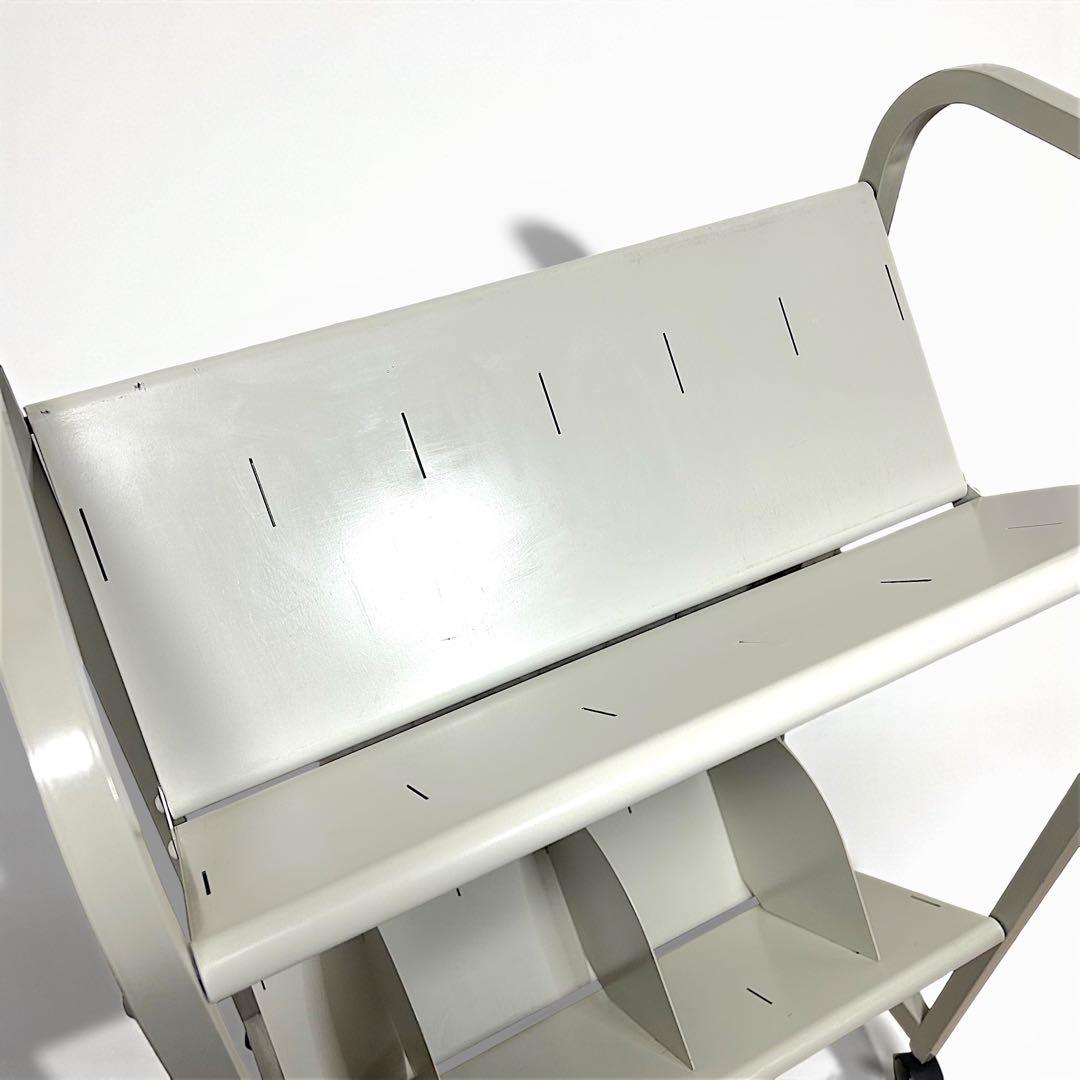 PLUS 2段 ファイルワゴン FY-9060F キャスター付き 本棚 書類整理