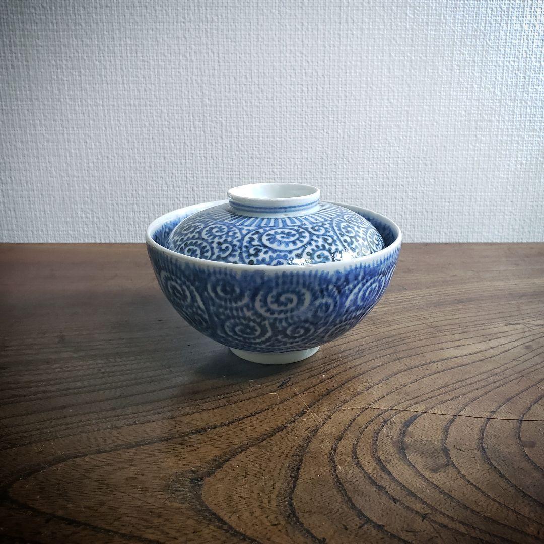 蓋物　蛸唐草　染付　松竹梅　古伊万里　訳あり