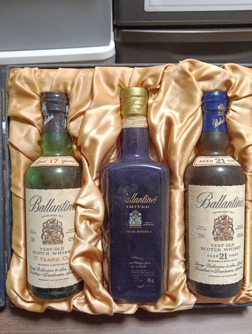 バランタイン プレミアム 17年 21年 LIMITEDボトル3本セット 未開封