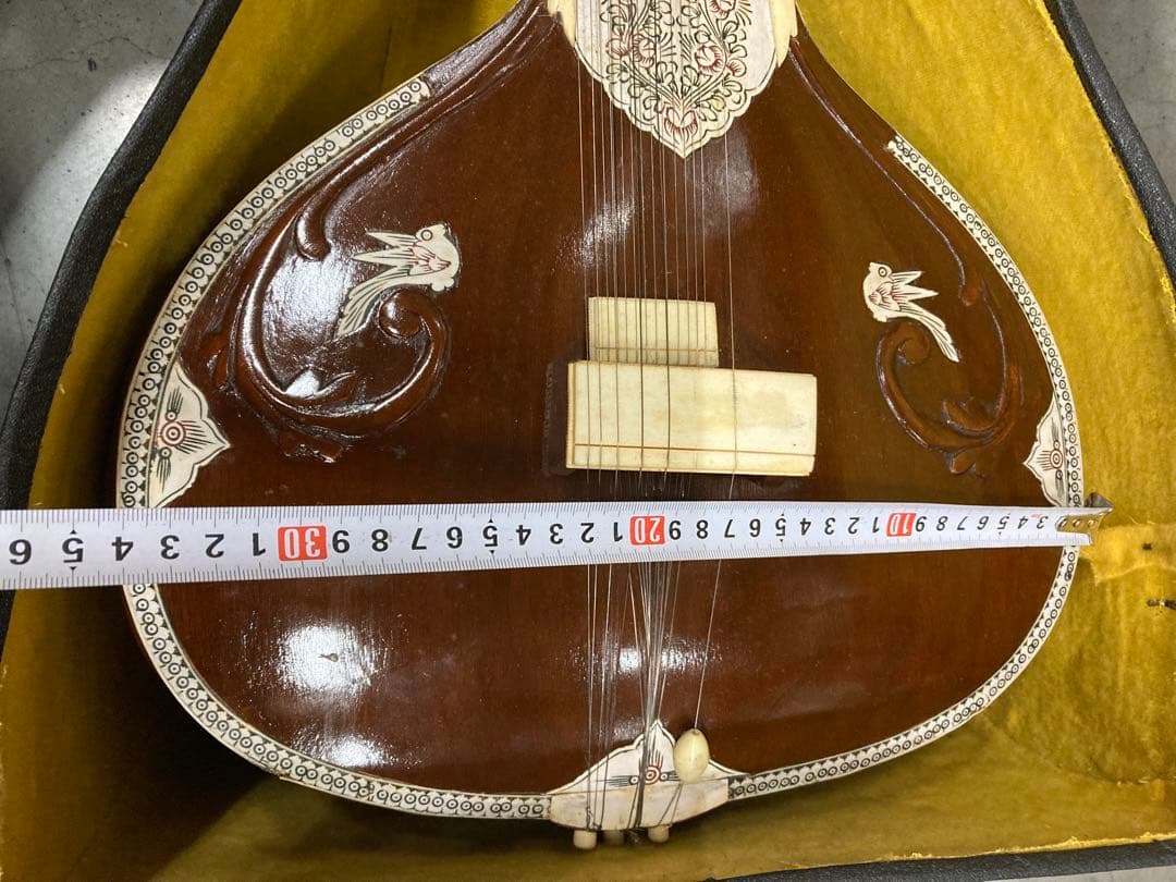 インド 民族楽器 弦楽器 シタール 長さ122cm