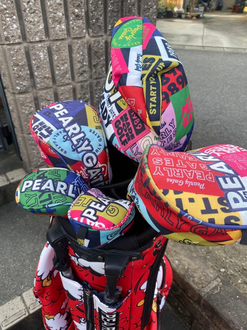 ギルティー パーリーゲイツキャディーバックとヘッドカバーセット