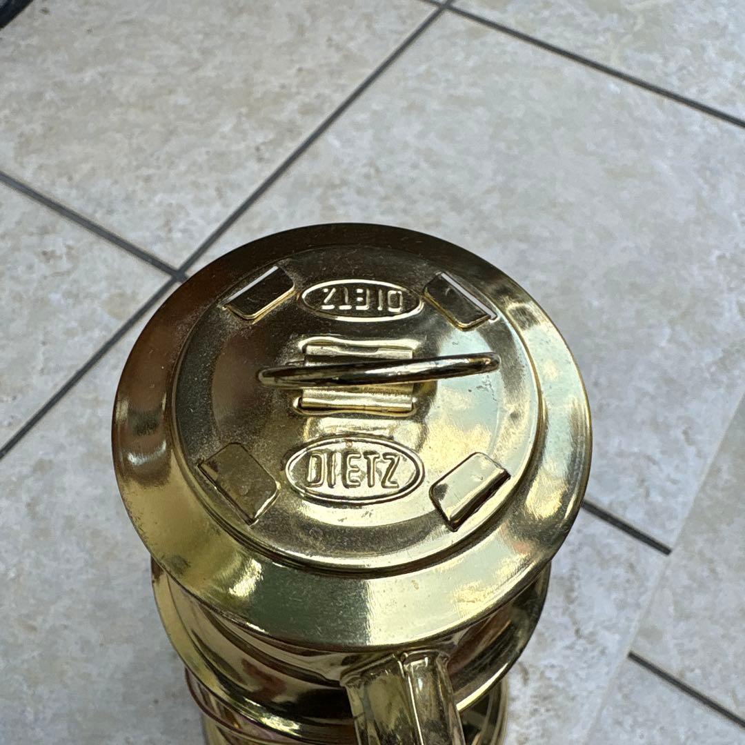 DIETZ ゴールドランタン　即購入可　ランタン　クラッシュアイス　ホヤのみ