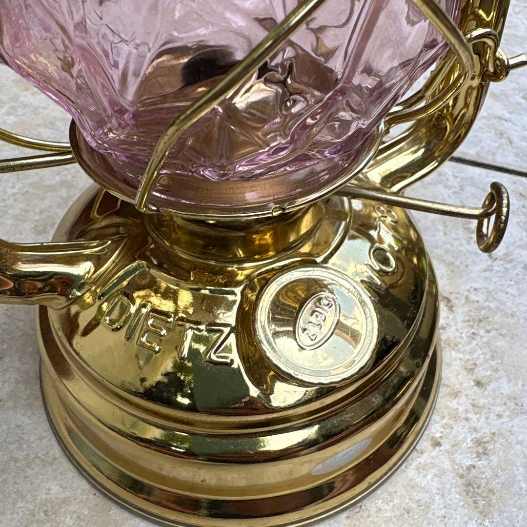 DIETZ ゴールドランタン　即購入可　ランタン　クラッシュアイス　ホヤのみ