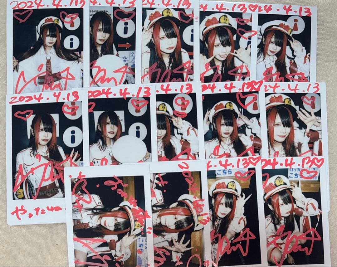 マドメド 那月邪夢 サイン有りチェキ14枚