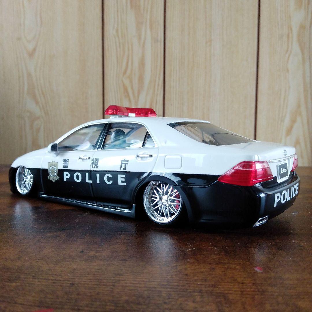 1/24 アオシマ 200系クラウン パトカー 完成品