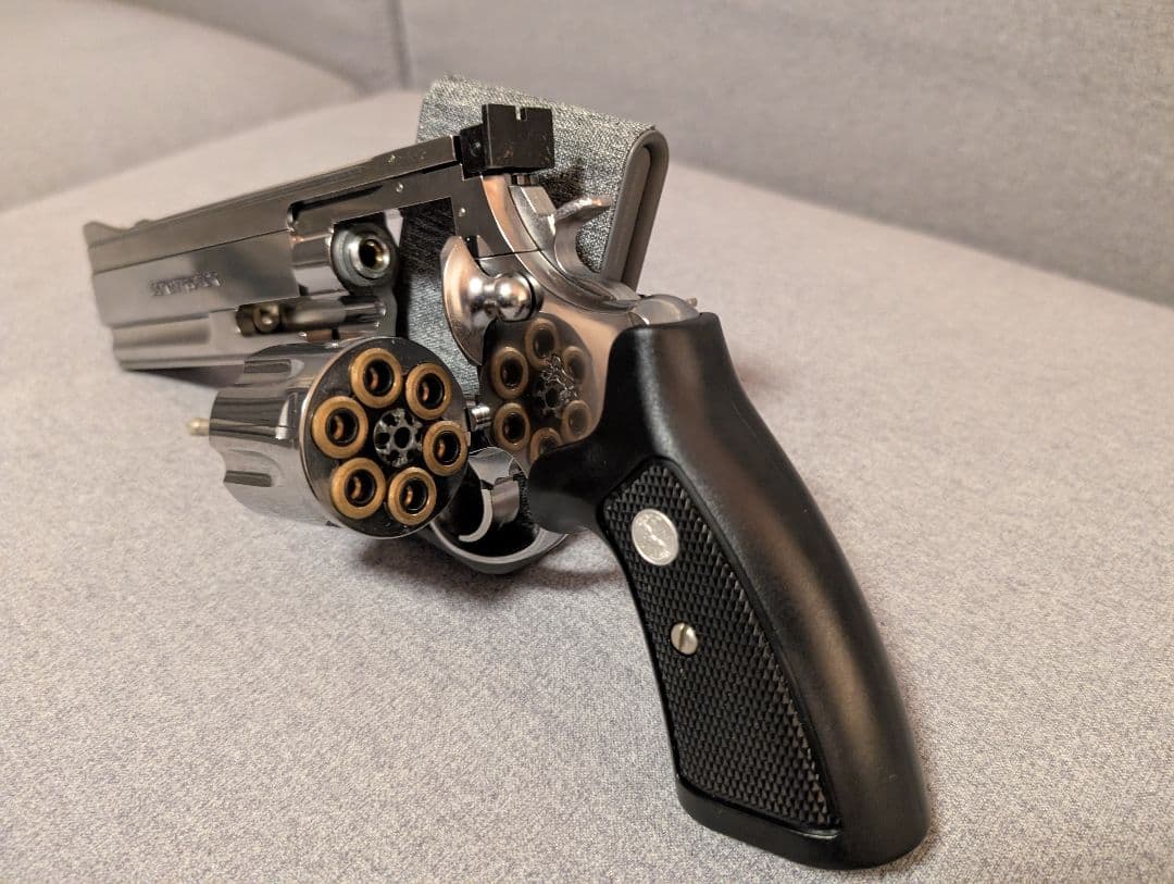 マルシン工業 ガスリボルバー コンストリクター シルバーABS